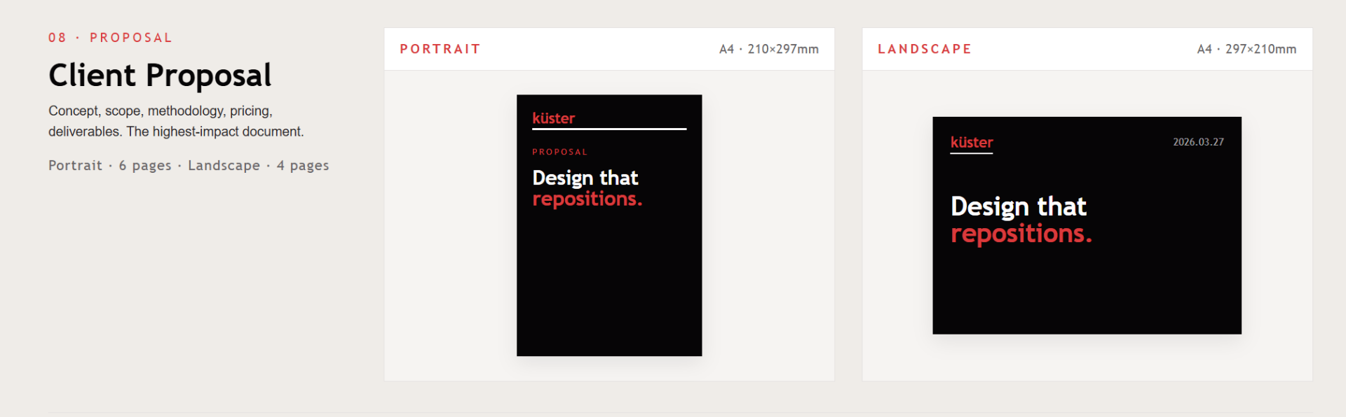 Client Proposal
